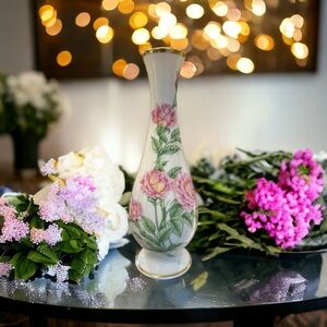 Lenox 1986 Mother's Day Vase Ivory China w/24kt Trim